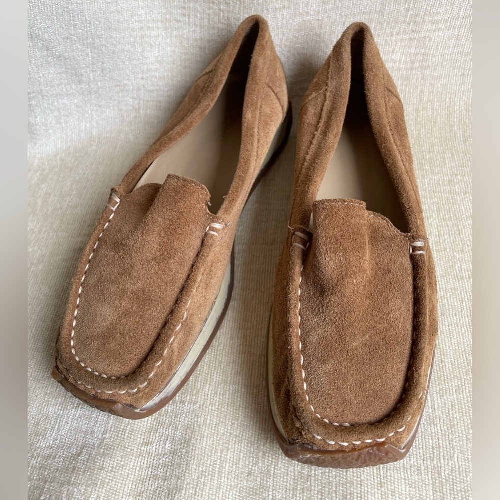 Soft suede loafers